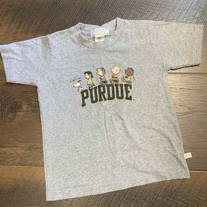 Purdue University Boys Size 5 Peanuts Tee